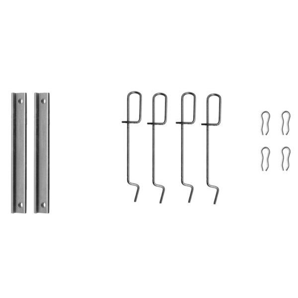 Accessory Kit, Disc Brake Pads 10 pcs. HELLA for e.g. RENAULT 21