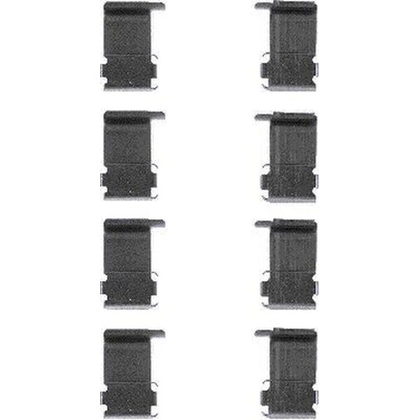 Zubehörsatz Scheibenbremsbelag 8 tlg. HELLA für u.a. MITSUBISHI LANCER