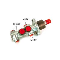 Hauptbremszylinder M10x1x2 M12xAluminium Ø 24 mm...