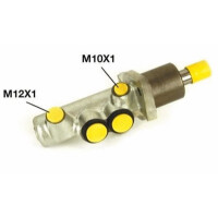 Master Brake Cylinder M10x1x1 grey cast iron Ø 25...
