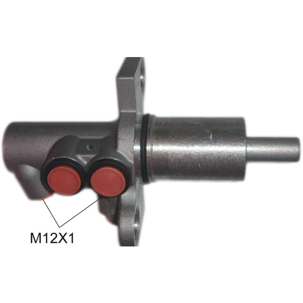 Master Brake Cylinder M12x1x2 Aluminium Ø 27 mm HELLA for e.g. AUDI A6