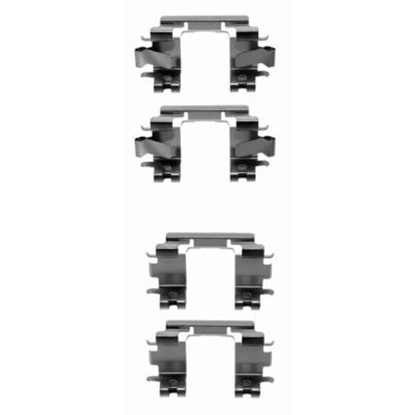 Zubehörsatz Scheibenbremsbelag 4 tlg. HELLA für u.a. HONDA CIVIC