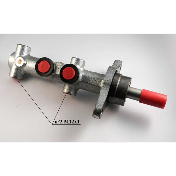 Hauptbremszylinder M12x1x2 Aluminium Ø 21 mm HELLA für u.a. OPEL VIVARO