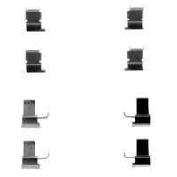 Zubehörsatz Scheibenbremsbelag 8 tlg. HELLA für...