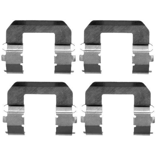 Accessory Kit, Disc Brake Pads 4 pcs. HELLA for e.g. HYUNDAI TUCSON