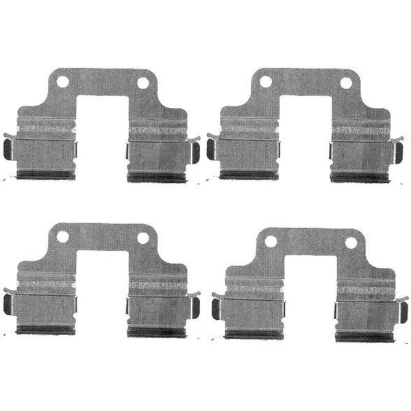 Accessory Kit, Disc Brake Pads 4 pcs. HELLA for e.g. VOLVO V70