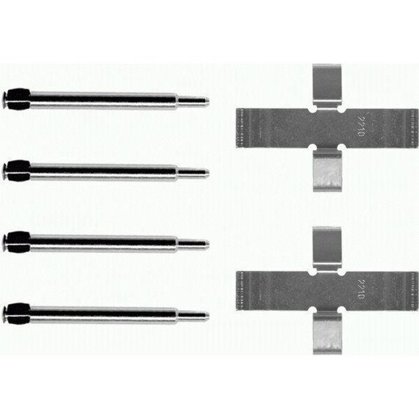 Zubehörsatz Scheibenbremsbelag 6 tlg. HELLA für u.a. MERCEDES-BENZ S-KLASSE