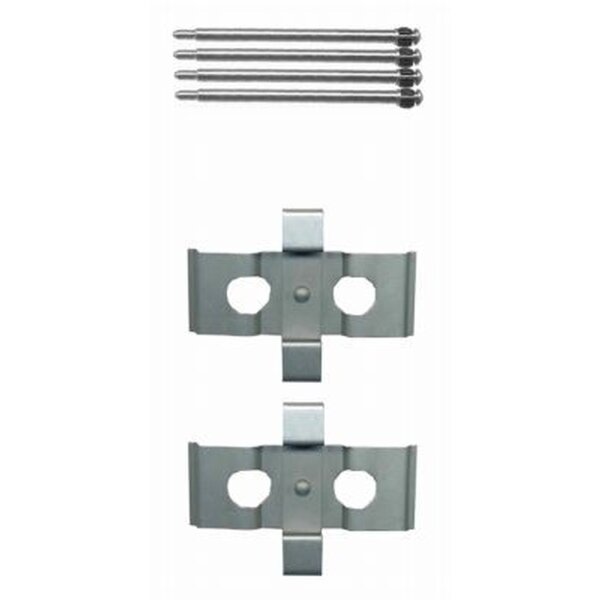 Zubehörsatz Scheibenbremsbelag 6 tlg. HELLA für u.a. MERCEDES-BENZ 124