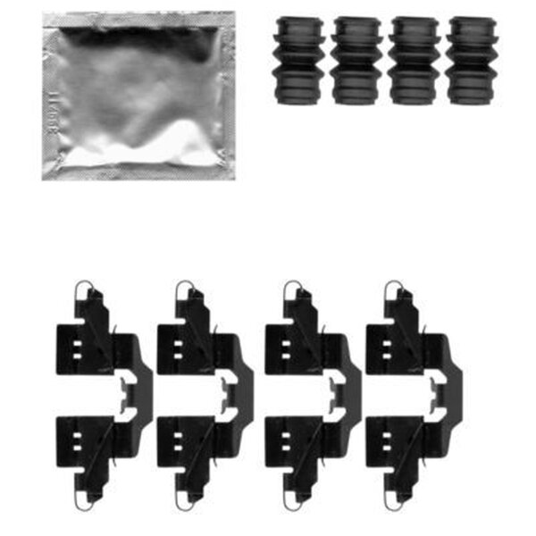 Zubehörsatz Scheibenbremsbelag 9 tlg. HELLA für u.a. SUZUKI SX4