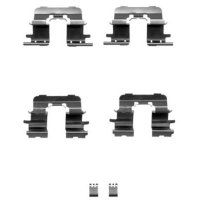 Accessory kit rear disc brake pad HELLA PAGID for TOYOTA ALPHARD I