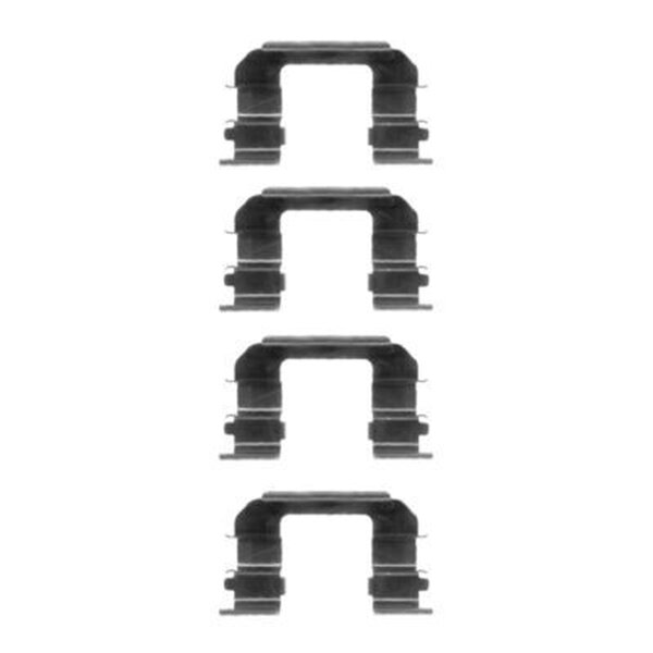 Zubehörsatz Scheibenbremsbelag Akebono 4tlg. HELLA für u.a. CHEVROLET Epica