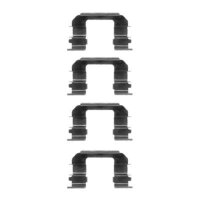 Zubehörsatz Scheibenbremsbelag Akebono 4tlg. HELLA...