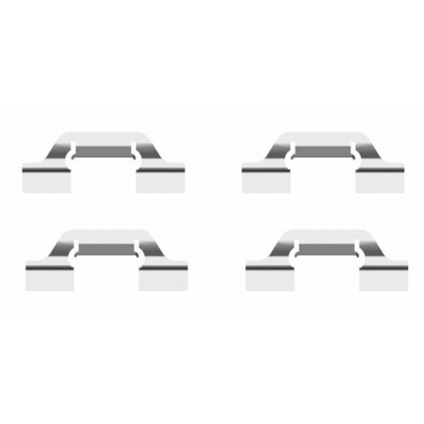 Zubehörsatz Scheibenbremsbelag 4 tlg. HELLA für u.a. VW BORA