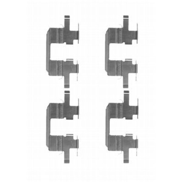Zubehörsatz Scheibenbremsbelag 4 tlg. HELLA für u.a. SUBARU OUTBACK