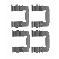 Accessory Kit, Disc Brake Pads 4 pcs. HELLA for SUBARU...