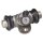Wheel Brake Cylinder grey cast iron Ø 19 mm HELLA suitable for e.g. VW KAEFER