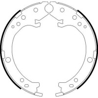Bremsbackensatz Feststellbremse hinten HELLA PAGID für ACURA HONDA