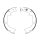 Brake Shoe Set Parking Brake Ø 167 mm 32 mm HELLA for e.g. MITSUBISHI GALANT
