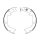 Brake Shoe Set Parking Brake Ø 167 mm 32 mm HELLA for e.g. MITSUBISHI GALANT