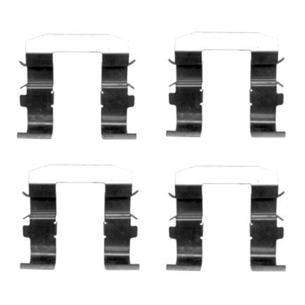 Accessory Kit, Disc Brake Pads 4 pcs. HELLA fits KIA SORENTO