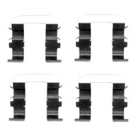 Accessory Kit, Disc Brake Pads 4 pcs. HELLA fits KIA SORENTO