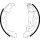 Brake Shoe Set Ø 229 mm 42 mm HELLA suitable for e.g. DACIA DUSTER