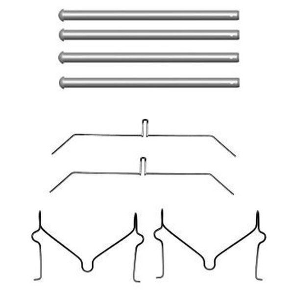 Zubehörsatz Scheibenbremsbelag 8 tlg. HELLA für u.a. TOYOTA LAND