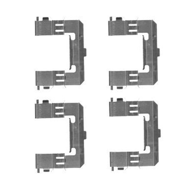 Accessory Kit, Disc Brake Pads 4 pcs. HELLA for e.g. FORD RANGER