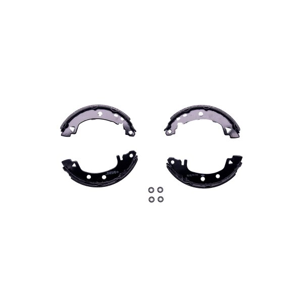 Brake Shoe Set Ø 203 mm 39 mm HELLA suitable for e.g. RENAULT RAPID
