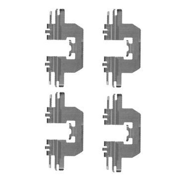 Zubehörsatz Scheibenbremsbelag Sumitomo 4tlg. HELLA für u.a. FIAT 124 Spider