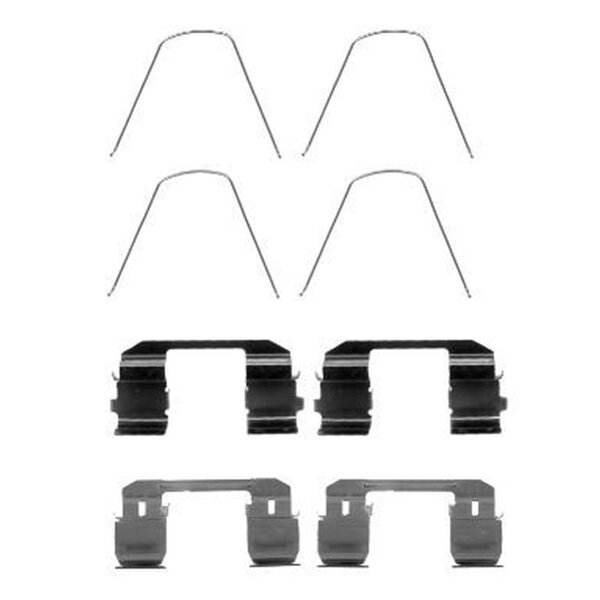 Accessory kit front disc brake pad HELLA PAGID for HONDA ACCORD VII