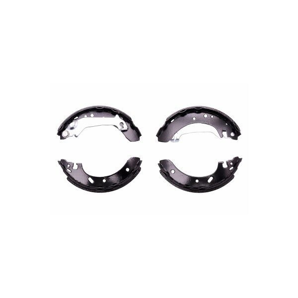 Brake Shoe Set Ø 203 mm 38 mm HELLA suitable for e.g. FORD ESCORT