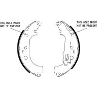 Bremsbackensatz hinten HELLA für CADILLAC FIAT LANCIA OPEL VAUXHALL