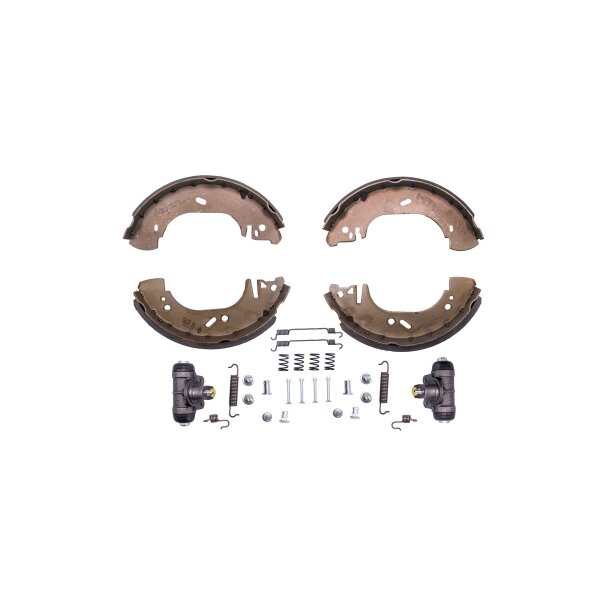 Brake Shoe Set Ø 280 mm 65 mm HELLA suitable for e.g. OPEL MOVANO