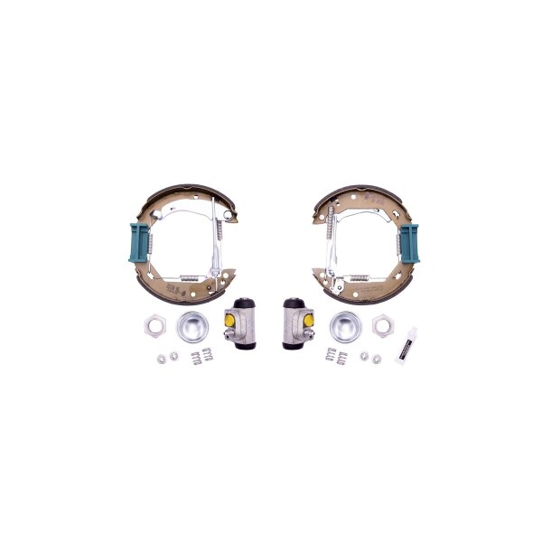 Brake Shoe Set Ø 180 mm 32 mm HELLA suitable for e.g. PEUGEOT 205
