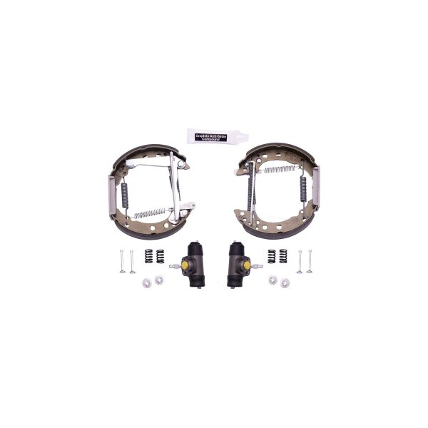 Brake Shoe Set Ø 180 mm 31 mm HELLA suitable for e.g. SEAT AROSA