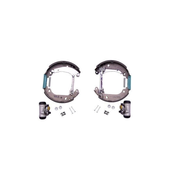 Bremsbackensatz Ø 180 mm 42 mm HELLA passend für u.a. RENAULT 19