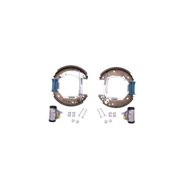 Brake Shoe Set Ø 180 mm 42 mm HELLA suitable for e.g. RENAULT 19