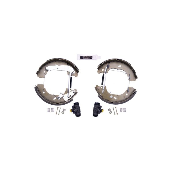 Brake Shoe Set Ø 280 mm 65 mm HELLA suitable for e.g. FORD TRANSIT