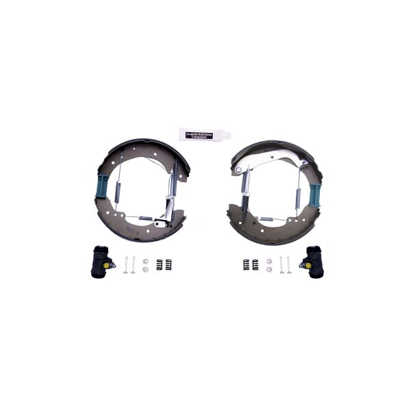 Bremsbackensatz Ø 254 mm 57 mm HELLA für u.a. RENAULT TRAFIC