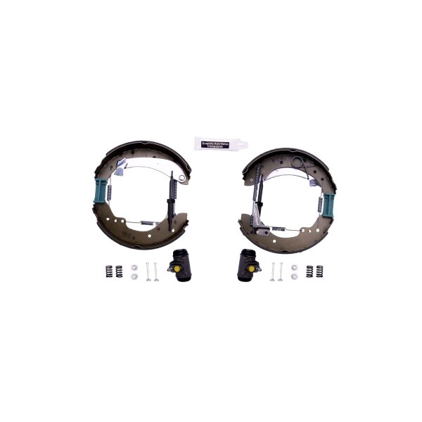 Bremsbackensatz Ø 254 mm 57 mm HELLA passend für u.a. FIAT DUCATO