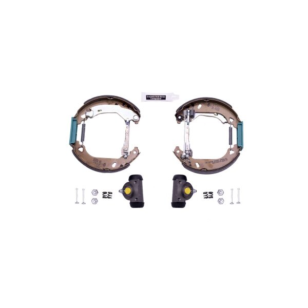 Brake Shoe Set Ø 180 mm 32 mm HELLA suitable for e.g. FIAT PUNTO