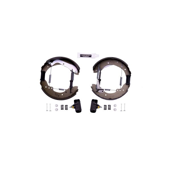 Brake Shoe Set Ø 254 mm 57 mm HELLA suitable for e.g. FIAT DUCATO