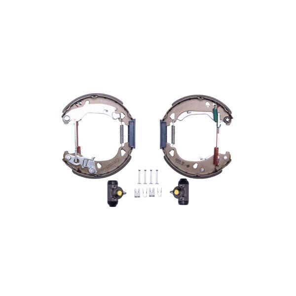 Brake Shoe Set Ø 180 mm 32 mm HELLA suitable for e.g. FIAT PUNTO