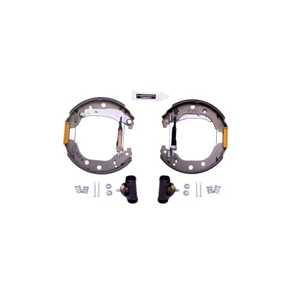 Brake Shoe Set Ø 229 mm 42 mm HELLA suitable for e.g. PEUGEOT 406