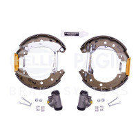 Rear brake shoe set HELLA PAGID for NISSAN RENAULT KUBISTAR Van