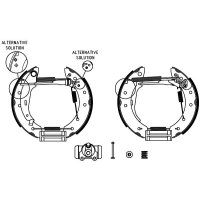 Bremsbackensatz hinten HELLA PAGID für RENAULT CLIO II