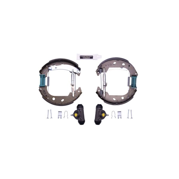 Brake Shoe Set Ø 229 mm 42 mm HELLA suitable for e.g. FIAT MULTIPLA