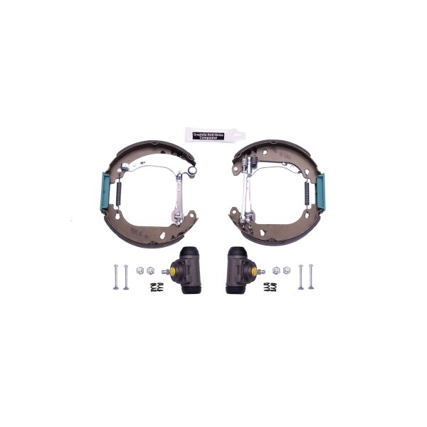 Brake Shoe Set Ø 180 mm 32 mm HELLA suitable for e.g. PEUGEOT 206
