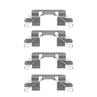 Zubehörsatz Scheibenbremsbelag 4 tlg. HELLA für...